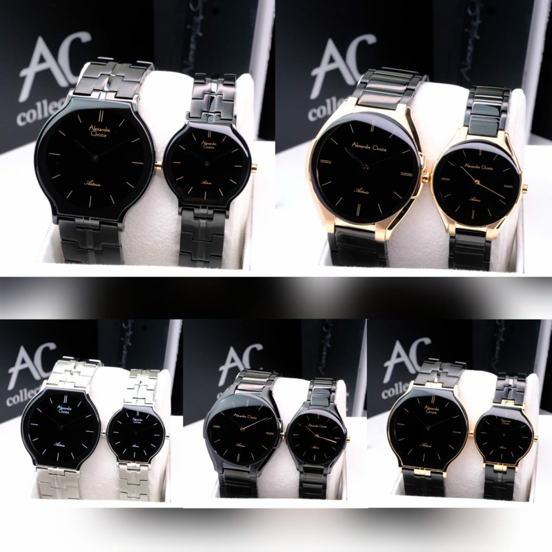 [BEST SELLER] JAM TANGAN COUPLE ALEXANDRE CHRISTIE AC 8615 / AC8610 / AC 8610 / AC8410 / AC 8410 ORI
