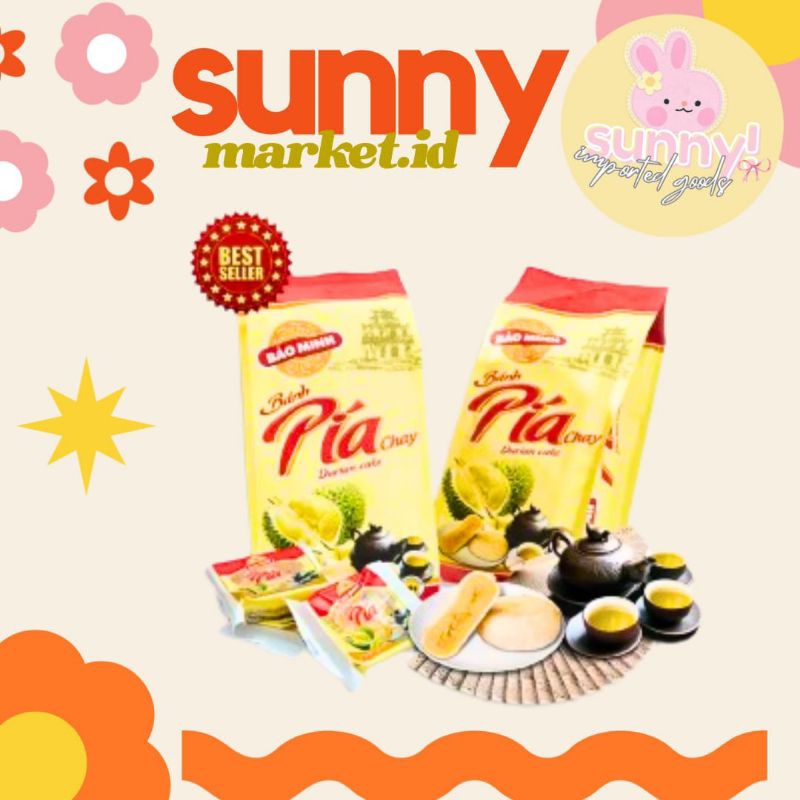 

SUNNYMARKET - KUE PIA DURIAN DUREN MUSANG KING MUSANGKING ASLI ORIGINAL IMPORT VIETNAM ISI 4 BUNGKUS