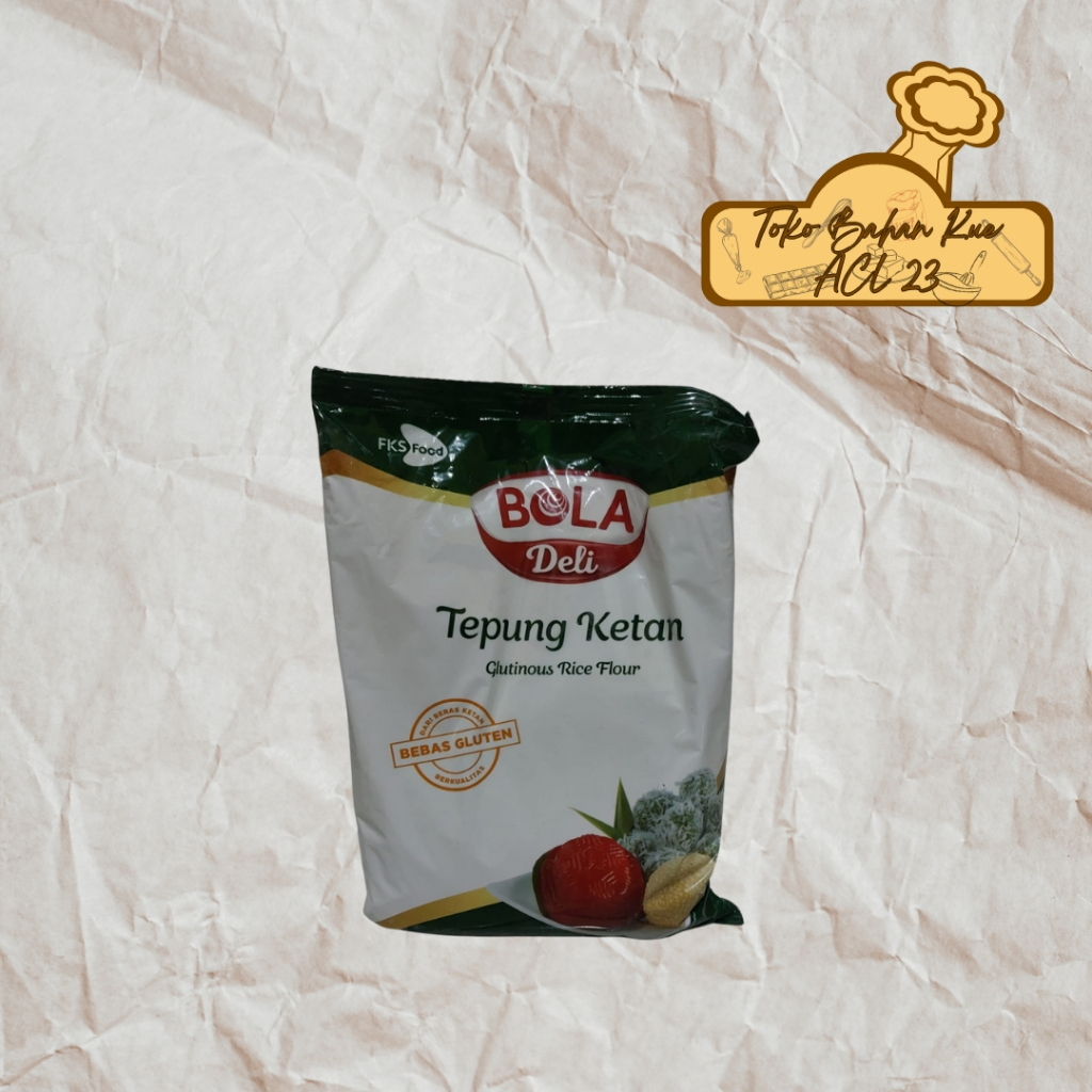 

Tepung Ketan Putih/Tepung Pulut Putih/Tepung Bola Deli Ketan 500gr