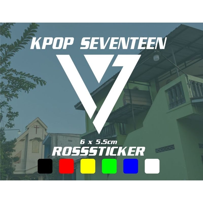 SEVENTEEN cutting sticker custom logo KPOP SEVENTEEN murah