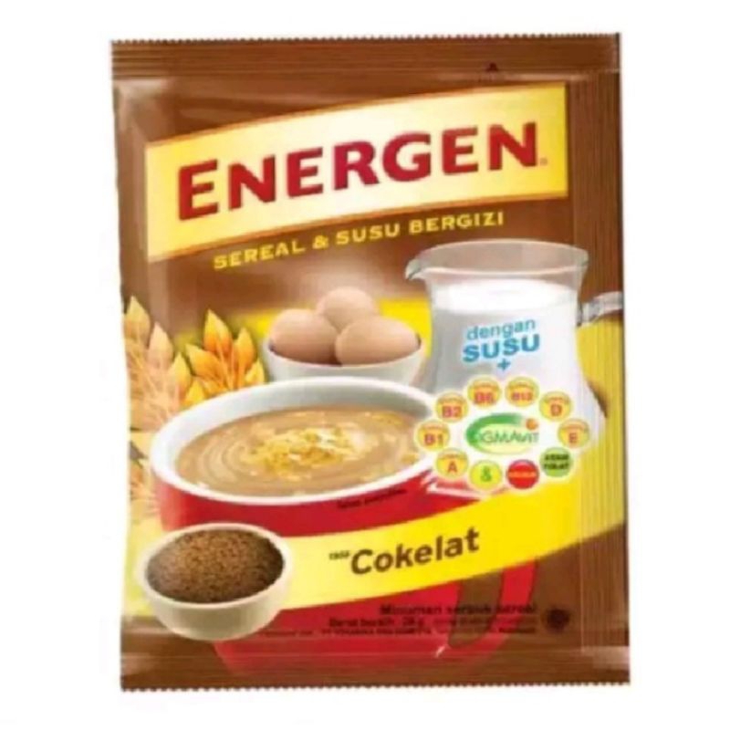 

Energen Coklat Energen Sereal rasa Cokelat 1 Renceng 10 Sachet