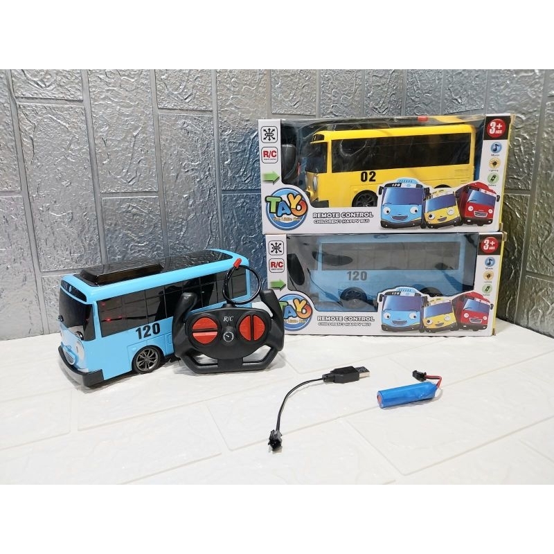 bus tayo remot control mobil tayo ada lampu dan musik