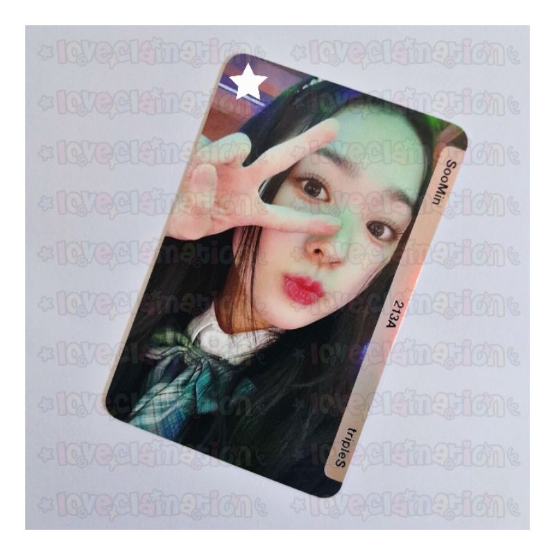 [READ DESC] KIM SOOMIN S6 TRIPLES OFFICIAL PHYSICAL OBJEKT PHOTOCARD POCA PC MINI ALBUM EP AESTHETIC
