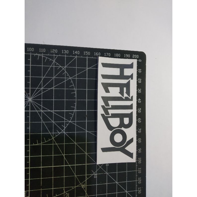 

cutting stiker hellboy