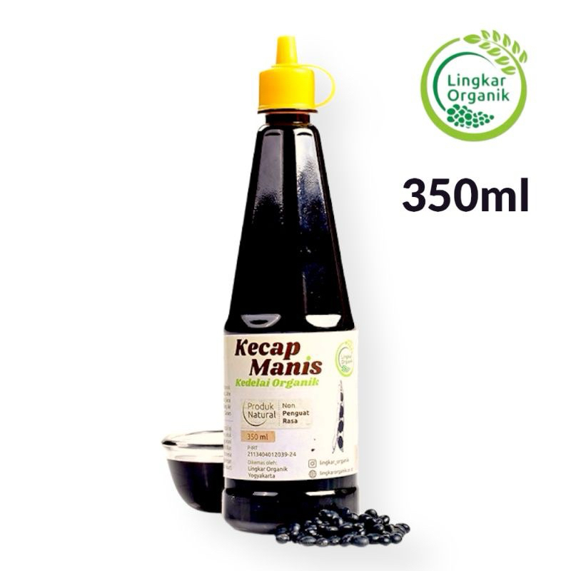 

Kecap Manis Lingkar Organik 150ml 350ml / kecap mpasi anak bayi non msg