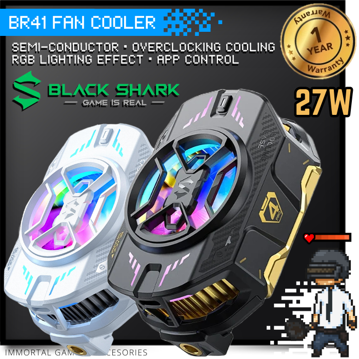 [IM] Black Shark Funcooler 4 Pro BR41 27W Backclip Kipas Pendingin Untuk HP Smartphone Fan Cooler Pe