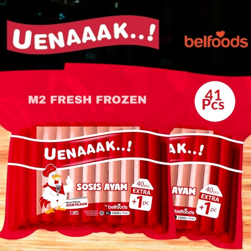 

Sosis Uenak Berat 1 Kg si 41 Pcs