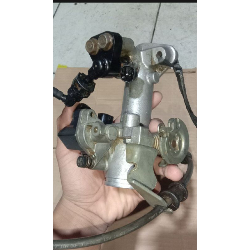Throtlle Body Set Injektor Beat Fi Stater Kasar Original Copotan
