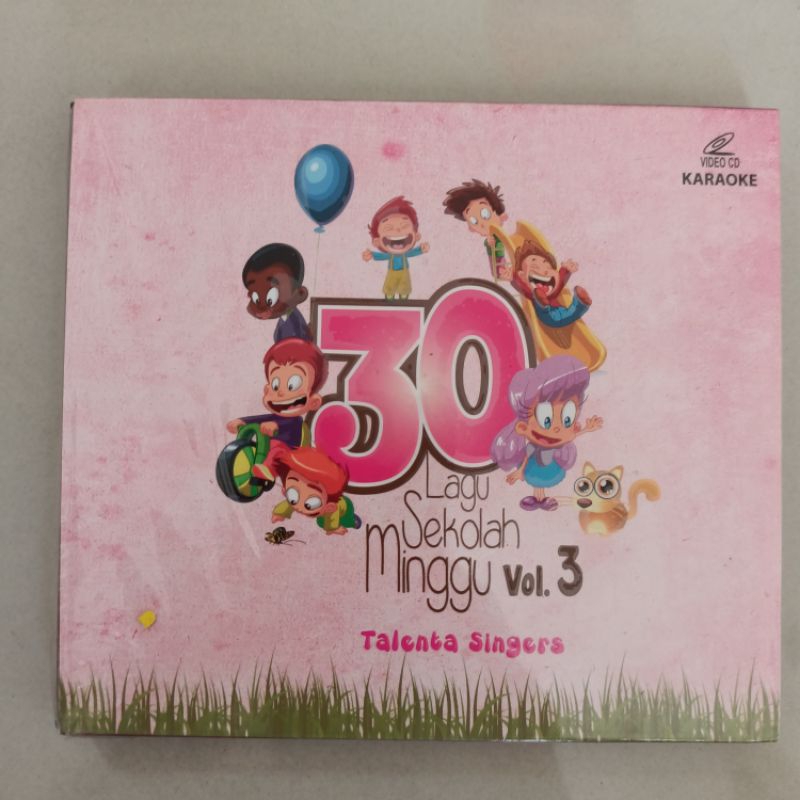 CD audio lagu sekolah minggu 30 lagu sekolah minggu Volume 3 Talenta Singers