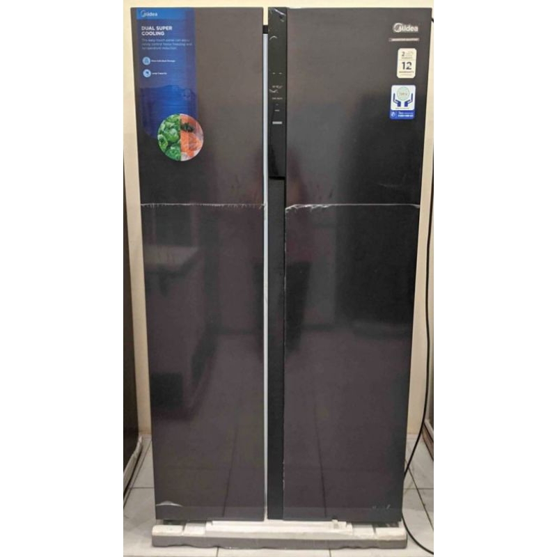 kulkas side by side midea