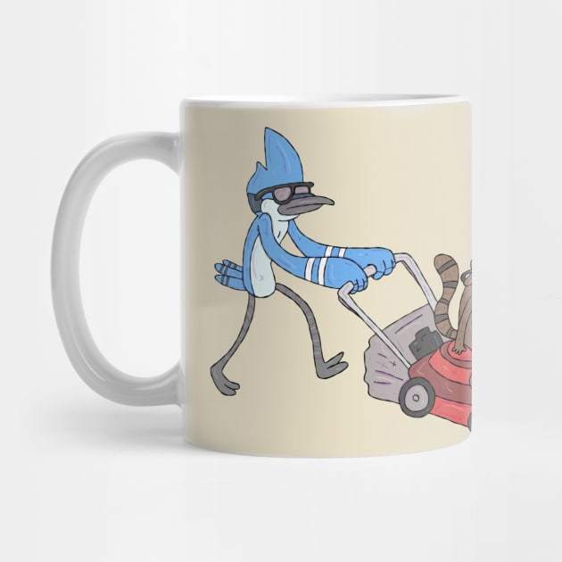 Gelas Hadiah | Mug Gelas Regular Show Coffee Mower Regular