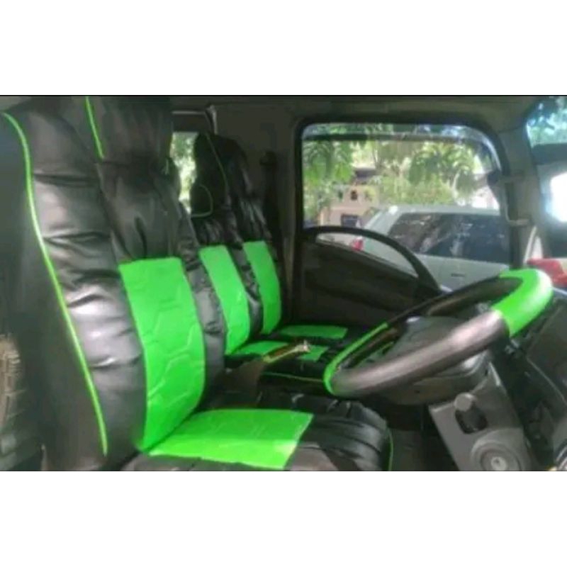 sarung jok mobil truk isuzu elf giga model sofa