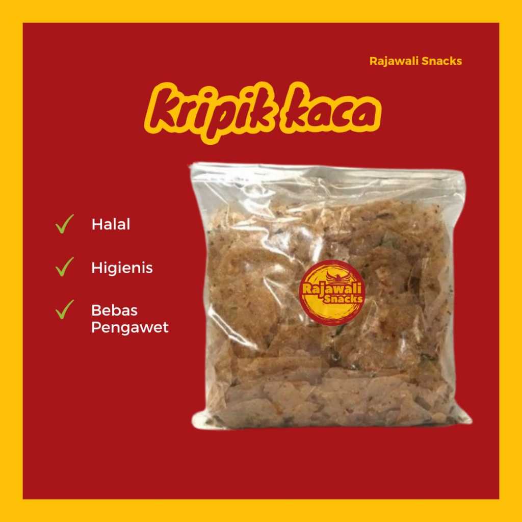 

[100GR] KRIPIK KACA/CEMILAN RINGAN/KEMASAN 100 GRAM