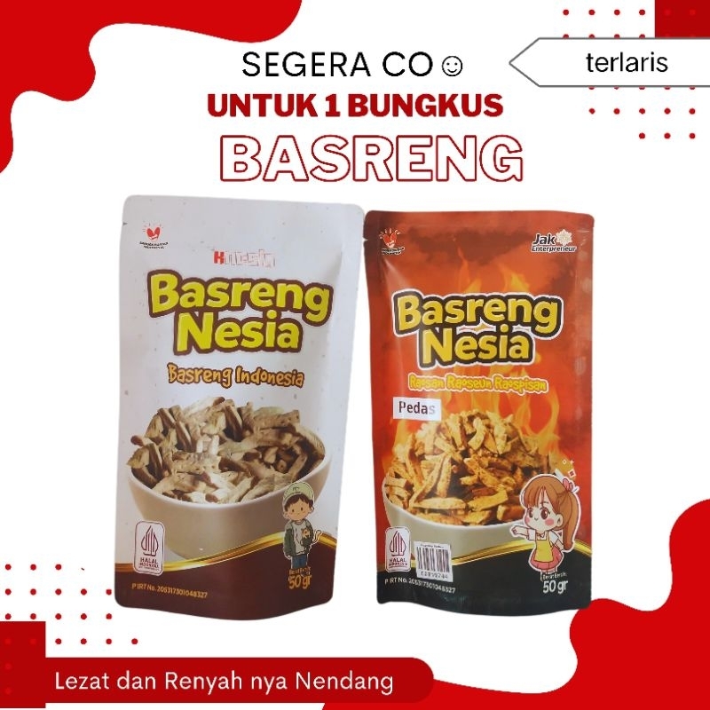 

Basreng Knesia 50gr - Lezat dan Renyah