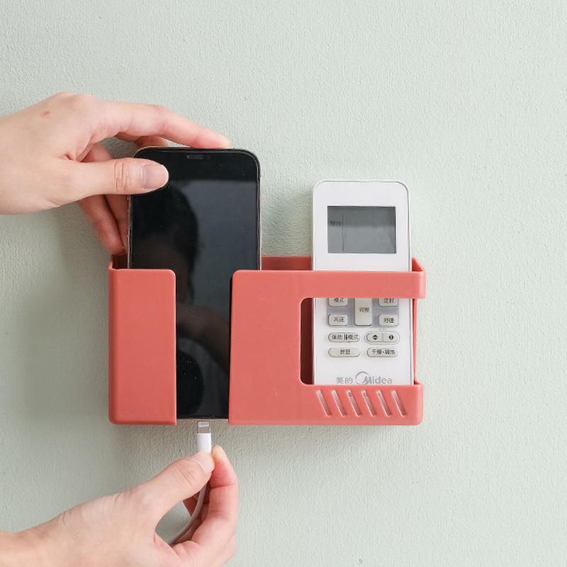 Rak Hanger Tempel Dinding Remote Tv Ac Smartphone Multifungsi Rak Penyimpanan Remote