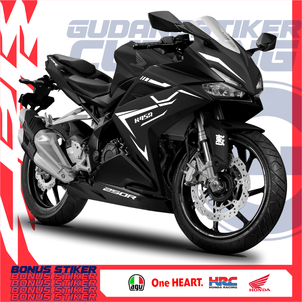 STRIPING CUTTING CBR 250R STIKER LIS HONDA STICKER K45R 250RR ELEGAN KEREN SETIPING SETIKER POTONG A