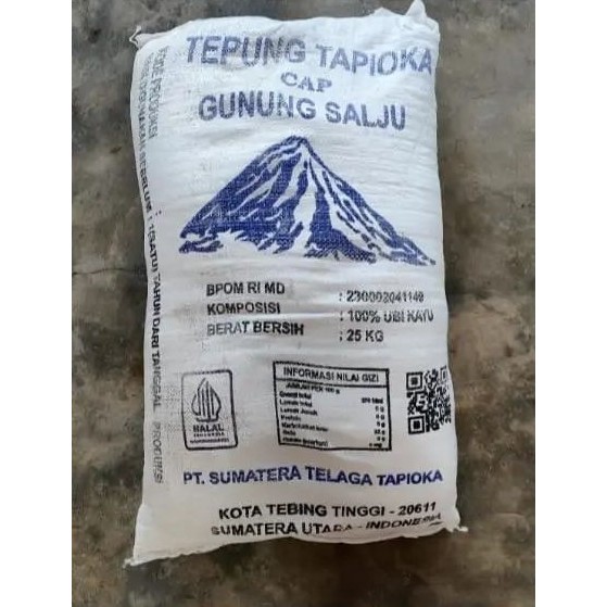 

Tepung Tapioka | Kanji Cap Gunung Salju Repack 1kg