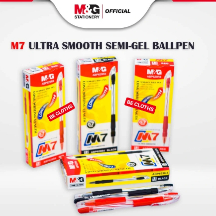 

M&G Semi Gel Ball Pen 0.7mm Ballpoint Pulpen Gel Pena Jel Bolpoin High Quality