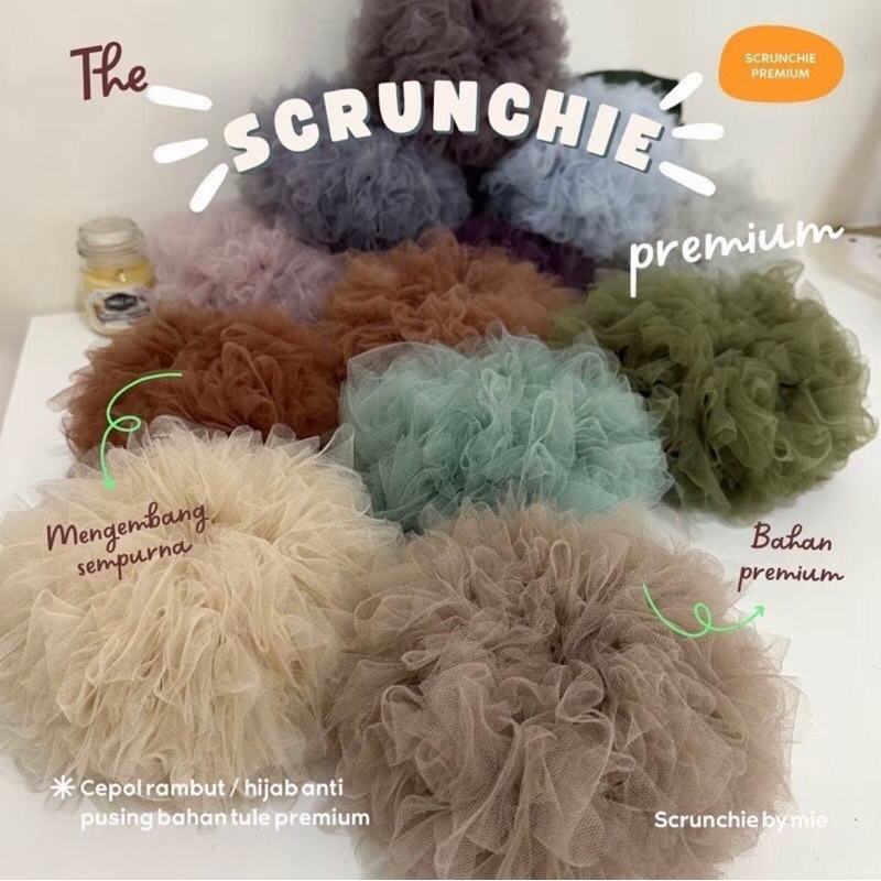CEPOL TILE JUMBO | CEPOL HIJAB PREMIUM | SCRUNCHIE TILLE JUMBO PREMIUM | CEPOL HIJAB NTI PUSING