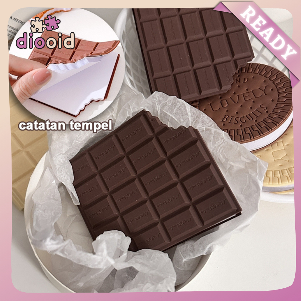

[Ready]Notebook Mini Motif Lucu Biskuit Cokelat Isi 80 Lembar Buku Catatan
