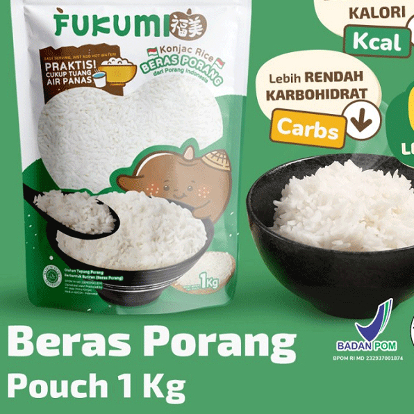 

FUKUMI BERAS PORANG 1 KG (HALAL)