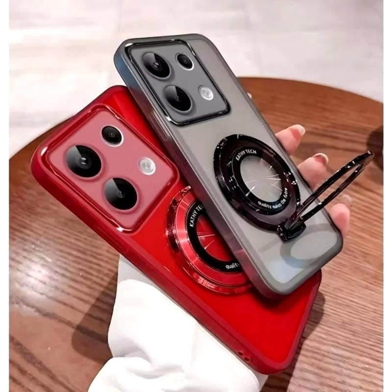 standing case silikon infinix Note 30 PRO magsafe wireless charger magnet protek kamera lensa