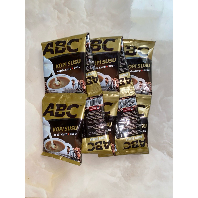 

kopi ABC susu 1 renteng 10 pcs