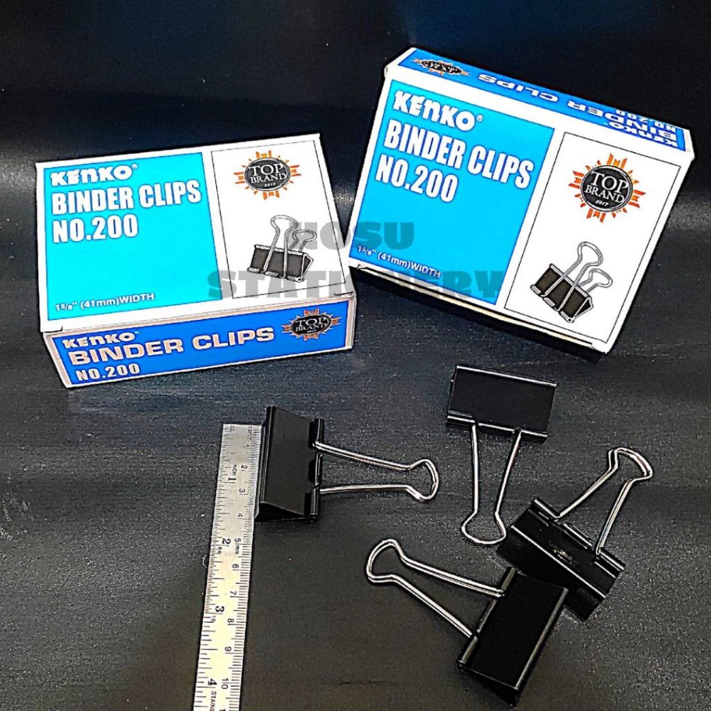 

KLIP BINDER / PENJEPIT KERTAS / KENKO BINDER CLIP No. 200