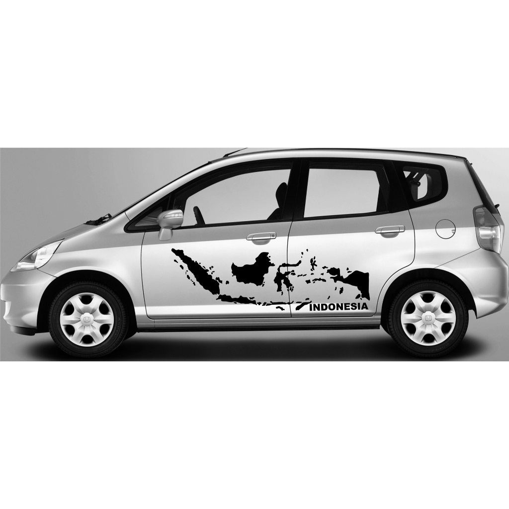 SINDEH GRAPHICA CUTTING STICKER MOBIL PETA INDONESIA PULAU STIKER MOBIL STRIPING MURAH BERKUALITAS