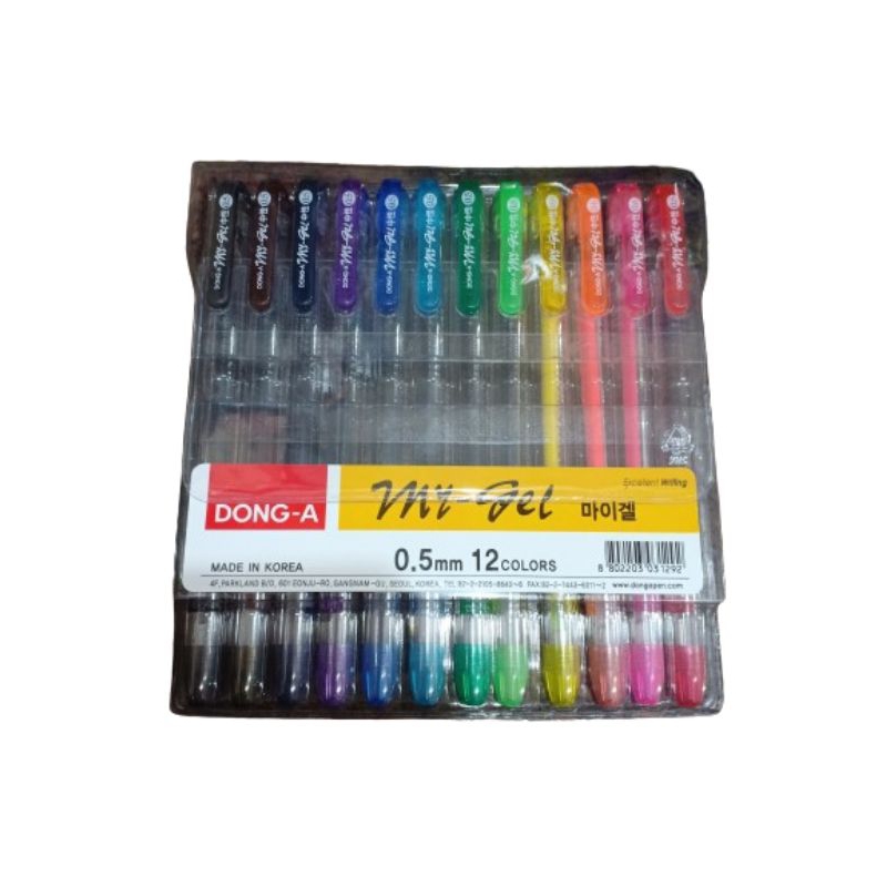 

Pulpen 12 Warna My Gel 0.5MM