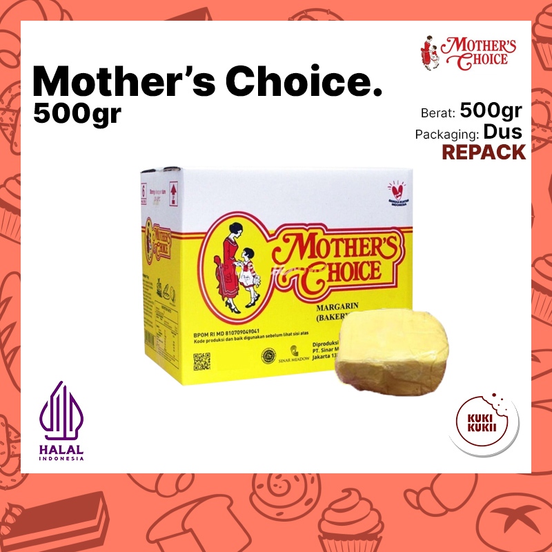 

Mentega Mother Choice 500gr | Margarin Mother's Choice 500 gr REPACK
