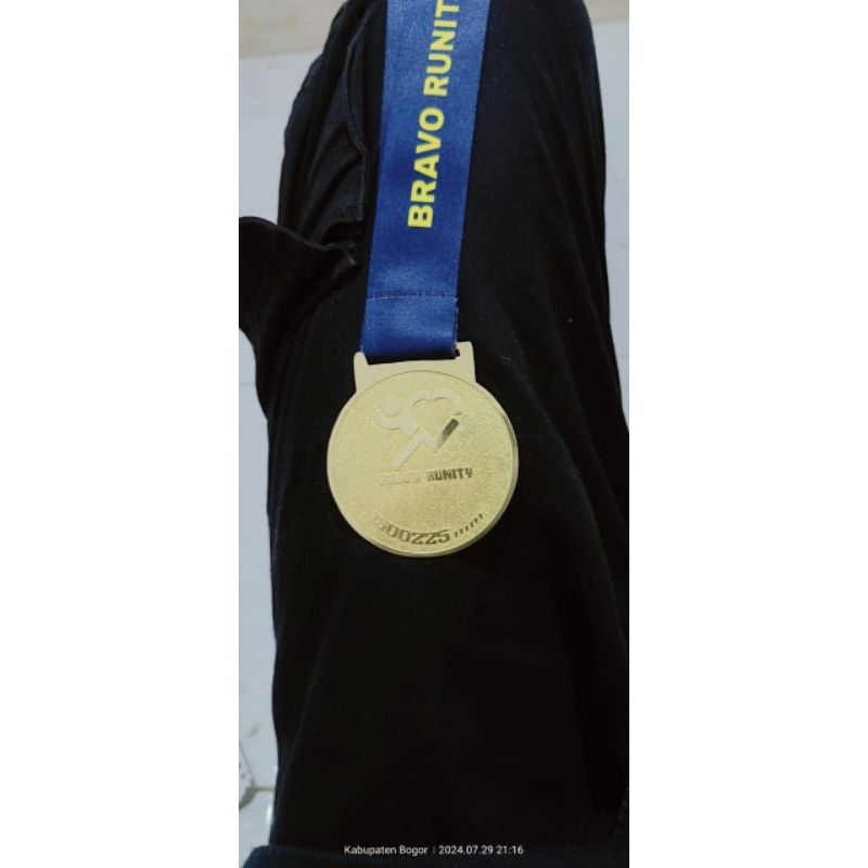 Medali custom 1.5mm + Tali Lanyard