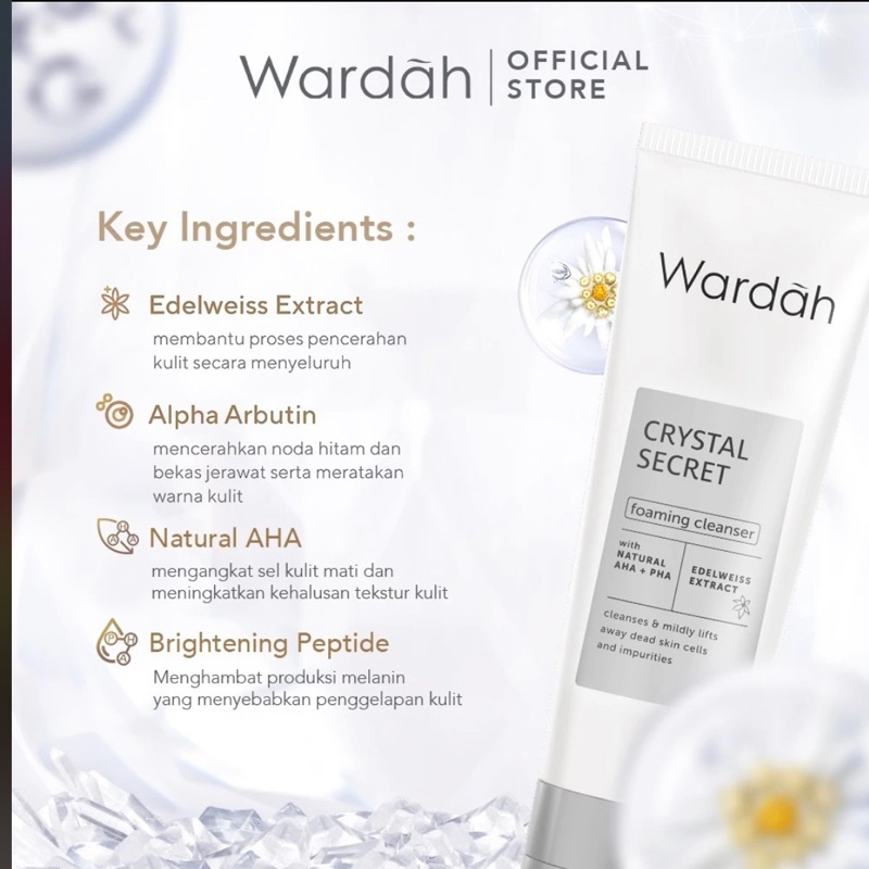 Wardah Crystal Secret Facial Wash