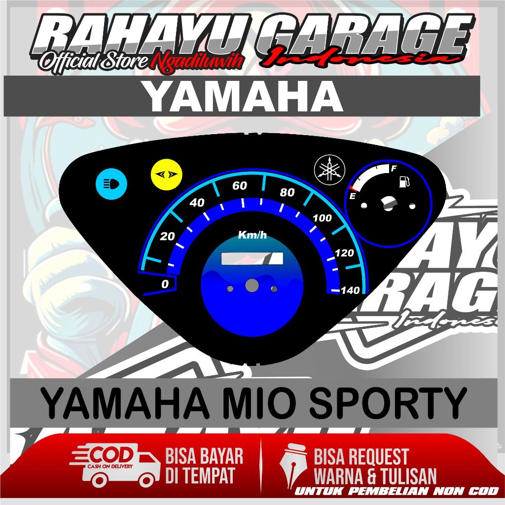 PAPAN SPEEDOMETER CUSTOM MIO SPORTY