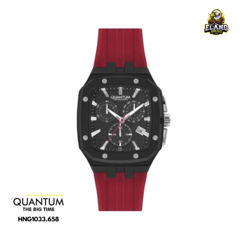 JAM TANGAN PRIA QUANTUM HNG1033.658 RUBBER ORIGINAL