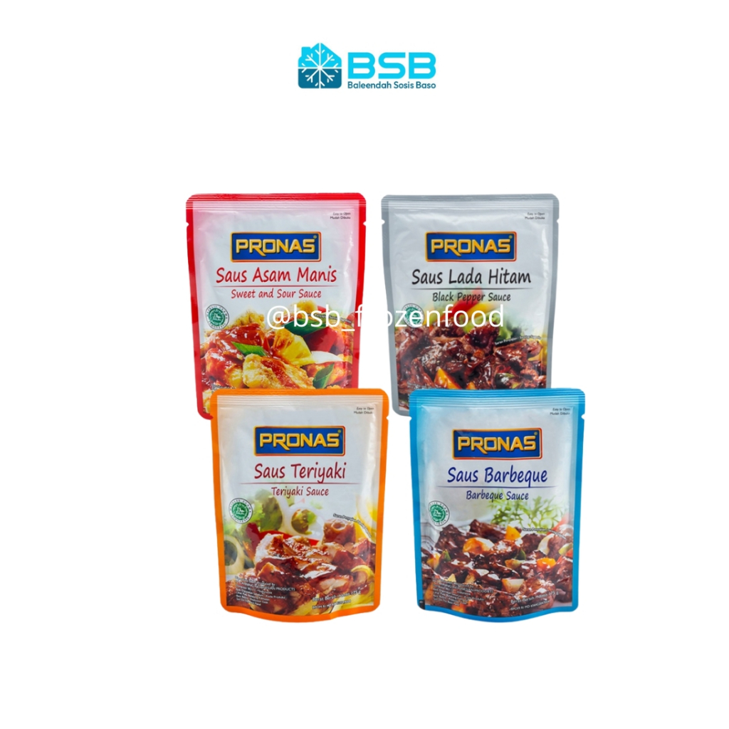 

PRONAS Saus Spaghetti Saos Barbeque 175 gr 250 gram