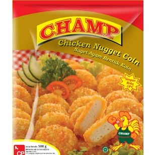 

CHAMP Chicken Nugget Coin / Nuget Ayam koin 500gr