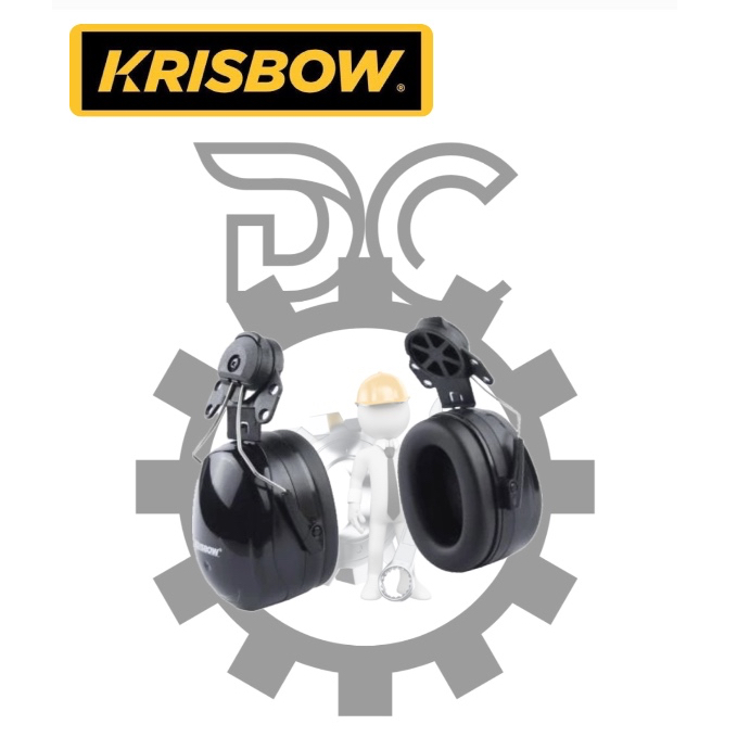 Earmuff Safety Helmet Cap Pelindung Telinga 30Db Krisbow