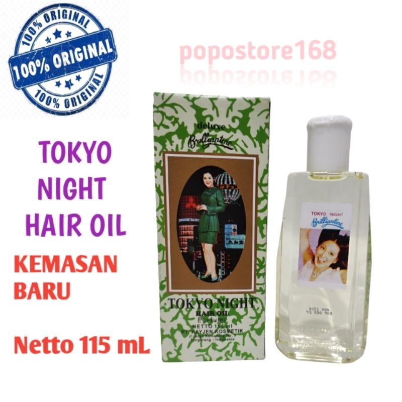 MINYAK RAMBUT TOKYO NIGHT HAIR OIL/  TOKYO NIGHT MINYAK RAMBUT PARFUM WANGI TAHAN LAMA HAIR OIL PARF