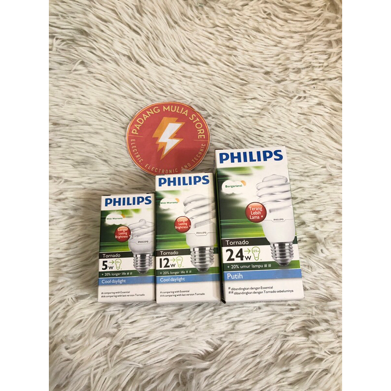Lampu PHILIPS TORNADO 5W/12W/24W