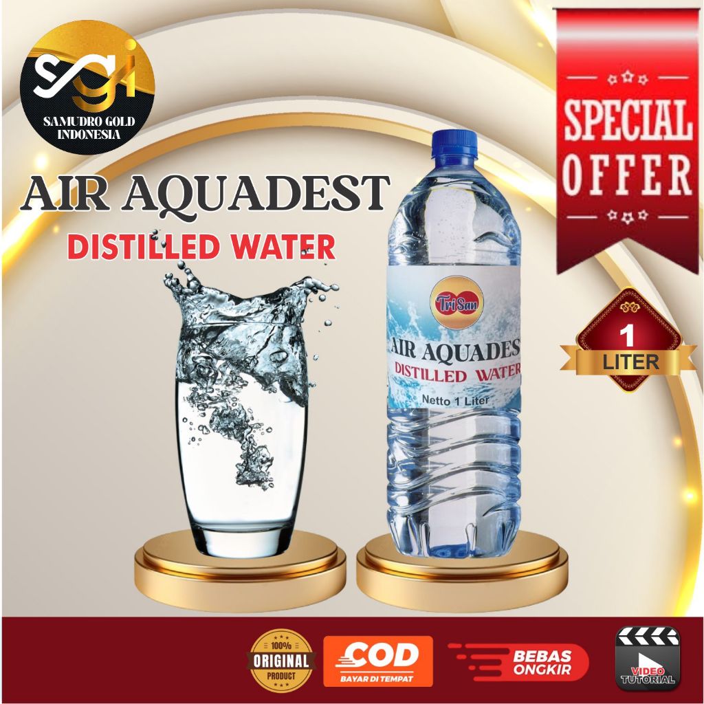 

Air Suling Aqudest Aquabidest 1 Liter