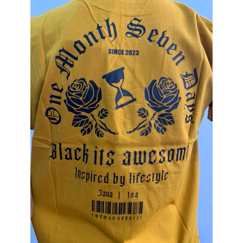 Kaos TShirt RWDMAN Cotton Combed 24s Reguler Size-RWD1437IG