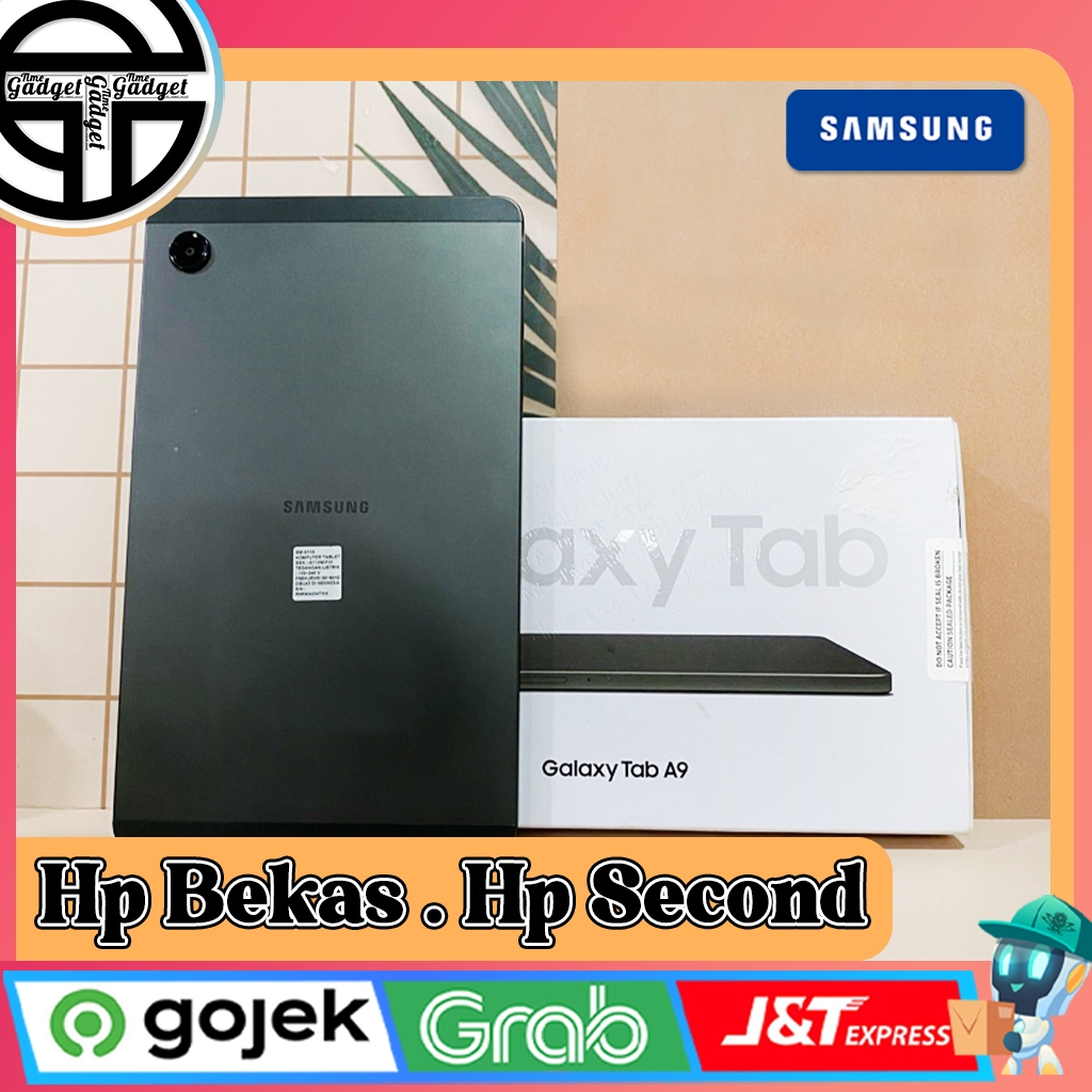 Samsung Tab A9 Ram 4 Rom 64GB Second Original Resmi Indonesia