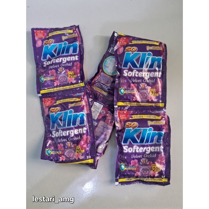 SoKlin softergen bubuk 23g isi 6 sachet