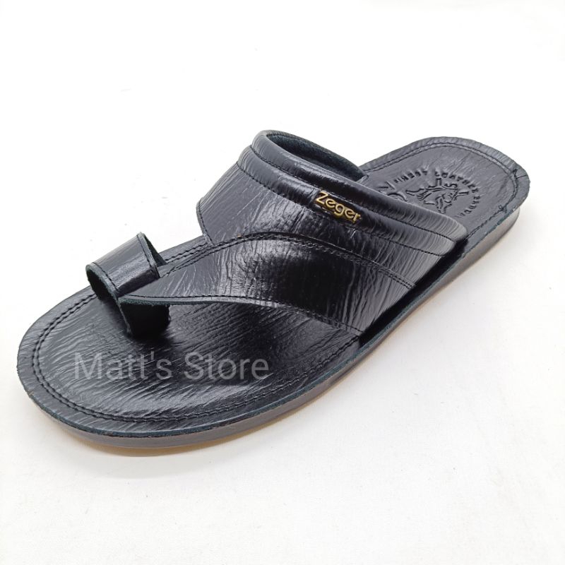 Sandal kulit asli pria Zeger TS 703 - 100% original