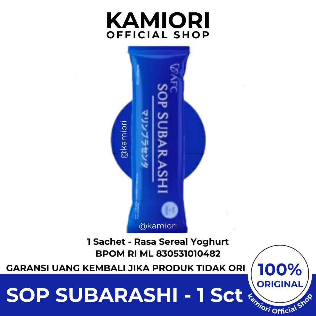 SOP Subarashi 1 Sachet Eceran Original