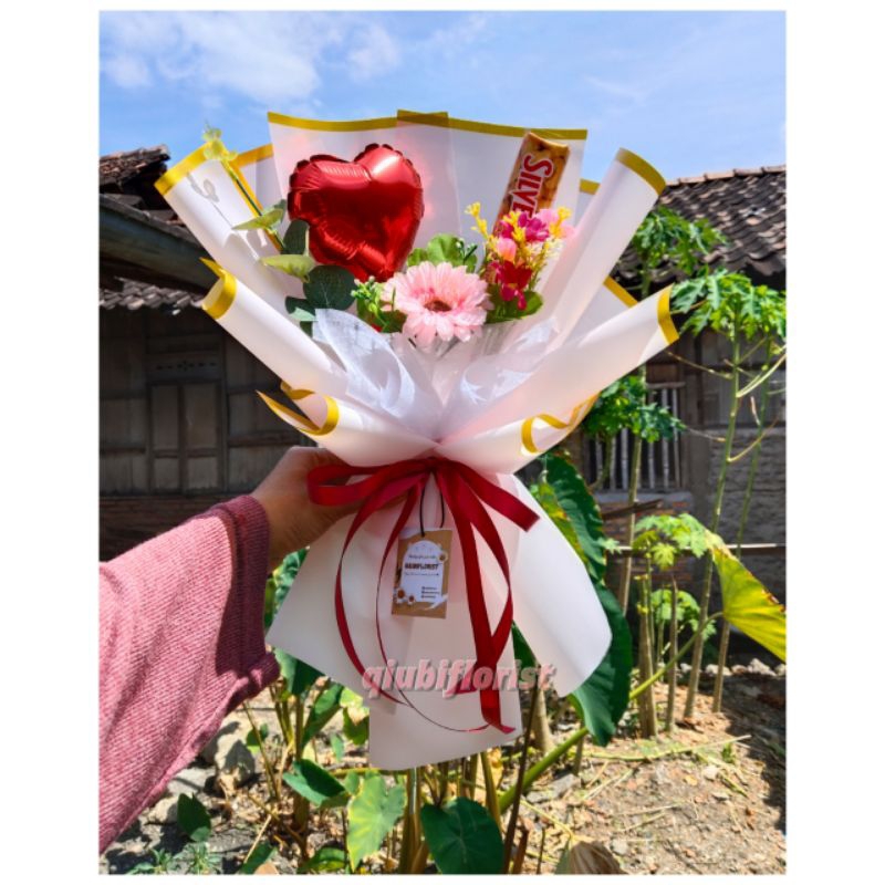 BUKET COKLAT SILVERQUEEN MINI [SOARI SERIES]