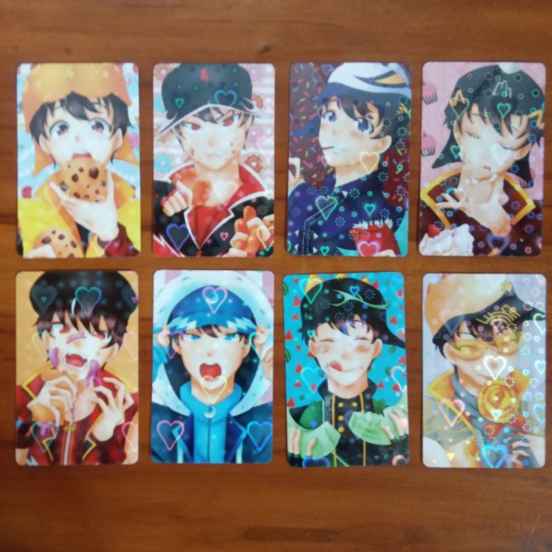 Boboiboy Elemental Photocard (Sweet Tooth Edition) || Boboiboy Fanmerch