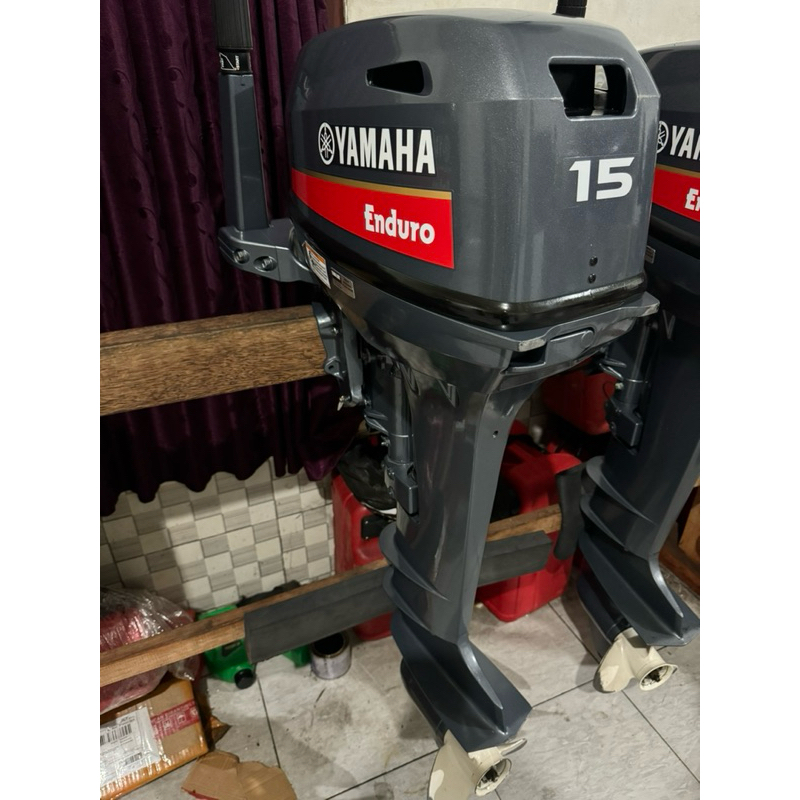 mesin tempel Yamaha 15pk (belum setahun)