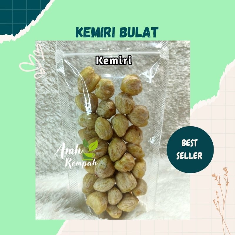 

Kemiri bulat kemasan 100gram